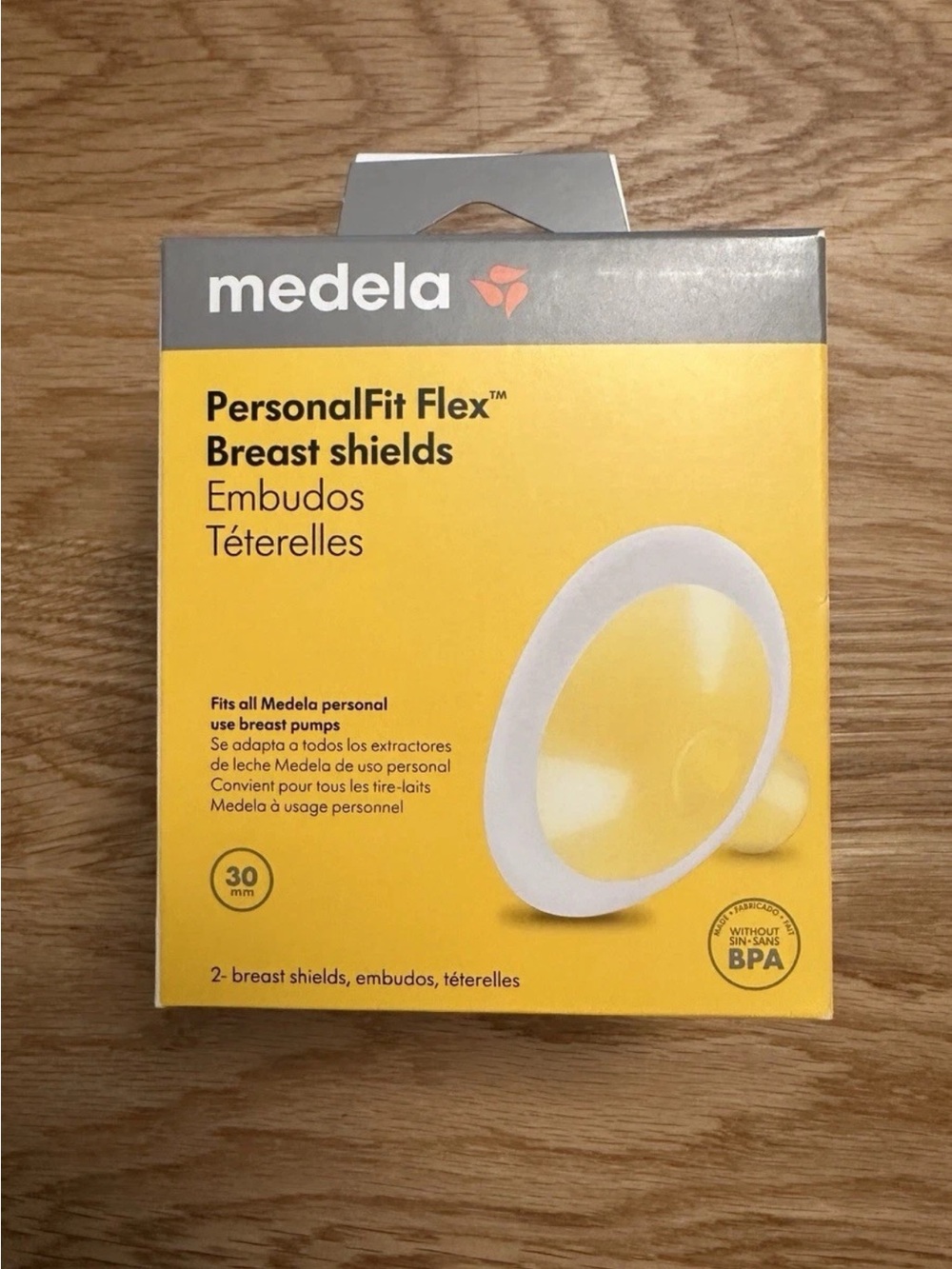 Medela PersonalFit Flex 30mm Breast Shields Made W/out BPA Pack of 2